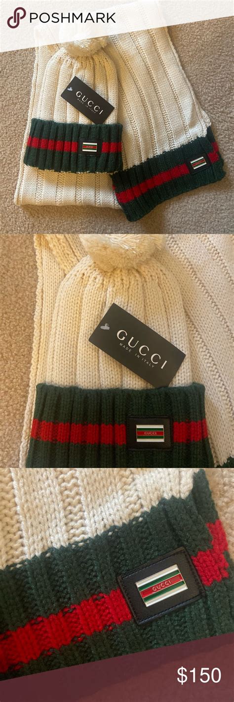 gucci hat scarf set cheap|gucci scarf century 21.